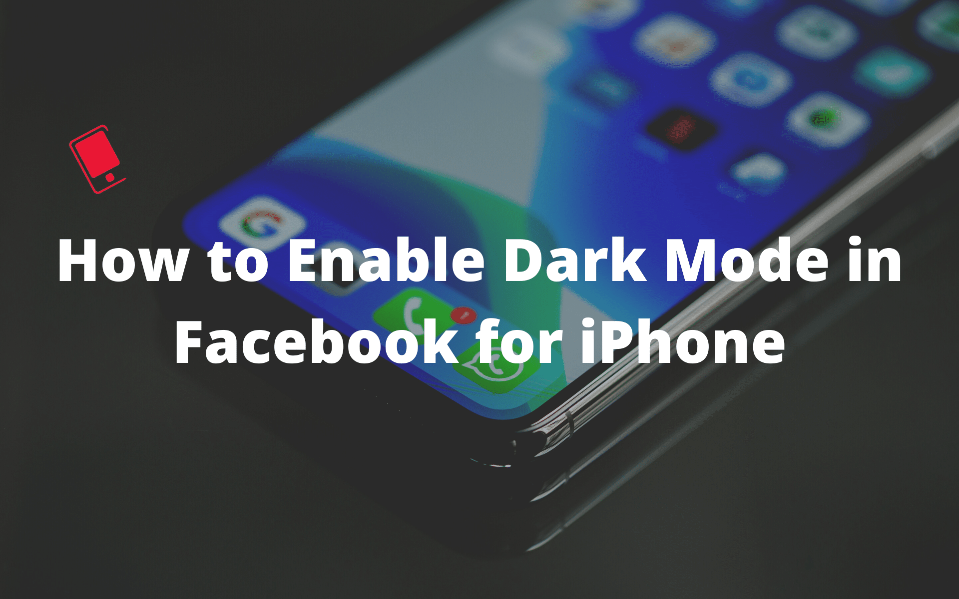 Cách bật chế độ tối trên Facebook cho iPhone