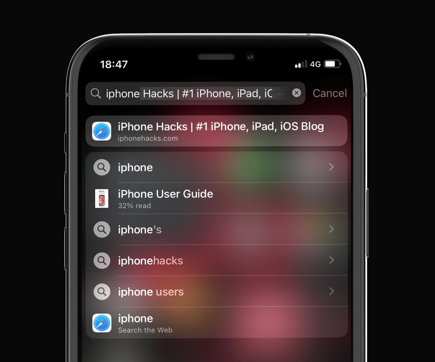 Tìm kiếm trên iPhone của IOS 14 được cải thiện