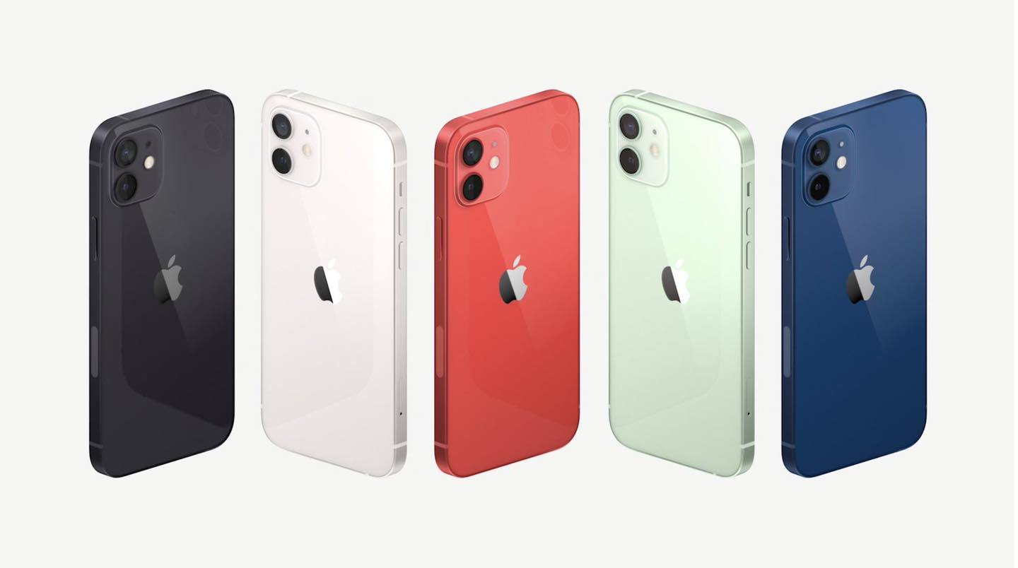 5 phiên bản màu sắc của iPhone 12 mini