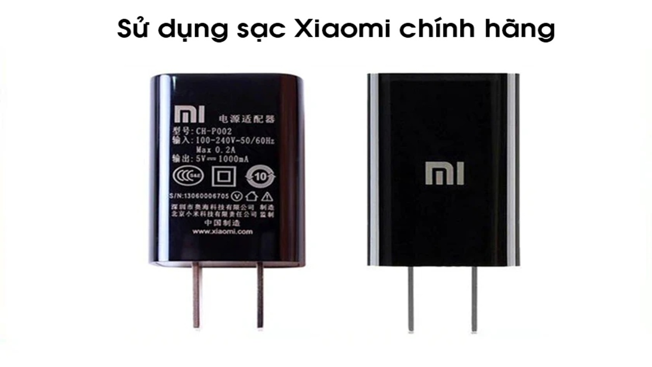 Cách Sạc Pin Xiaomi