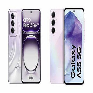 so sánh sam sung a55 và oppo reno 12 pro