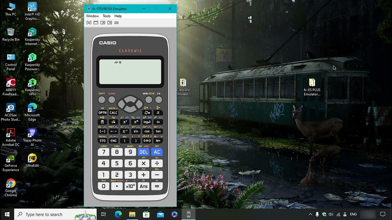 máy tính casio 580 online trên điện thoại